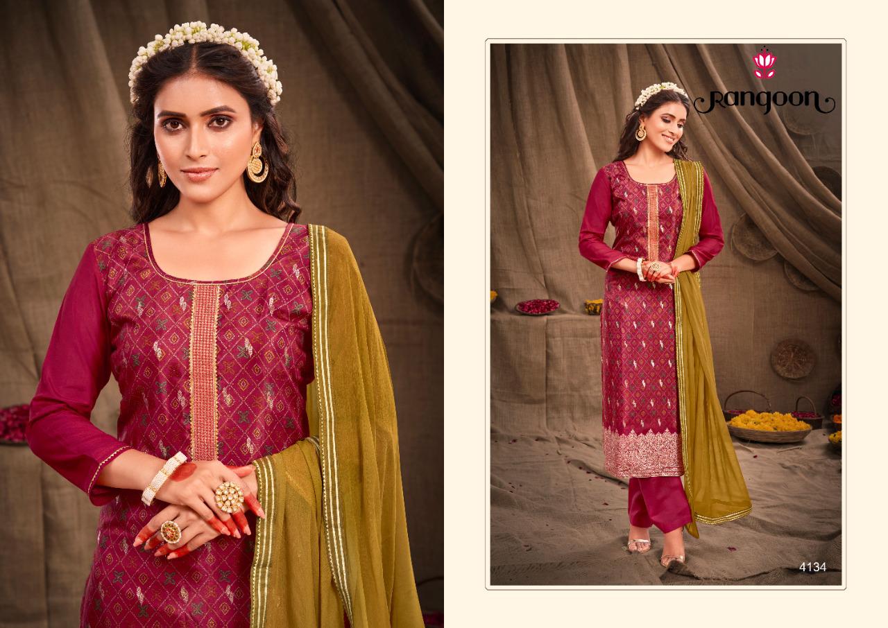 Rangoon Aachal Muslin Festive Wear Festive Wear Salwar suit Collection